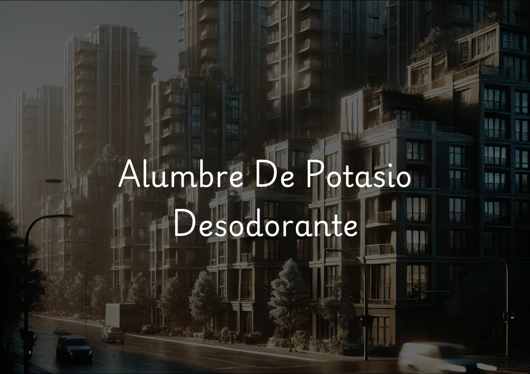 Alumbre De Potasio Desodorante