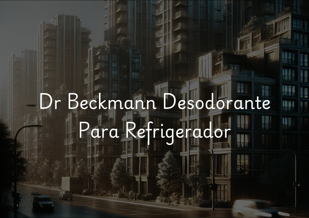 Dr Beckmann Desodorante Para Refrigerador