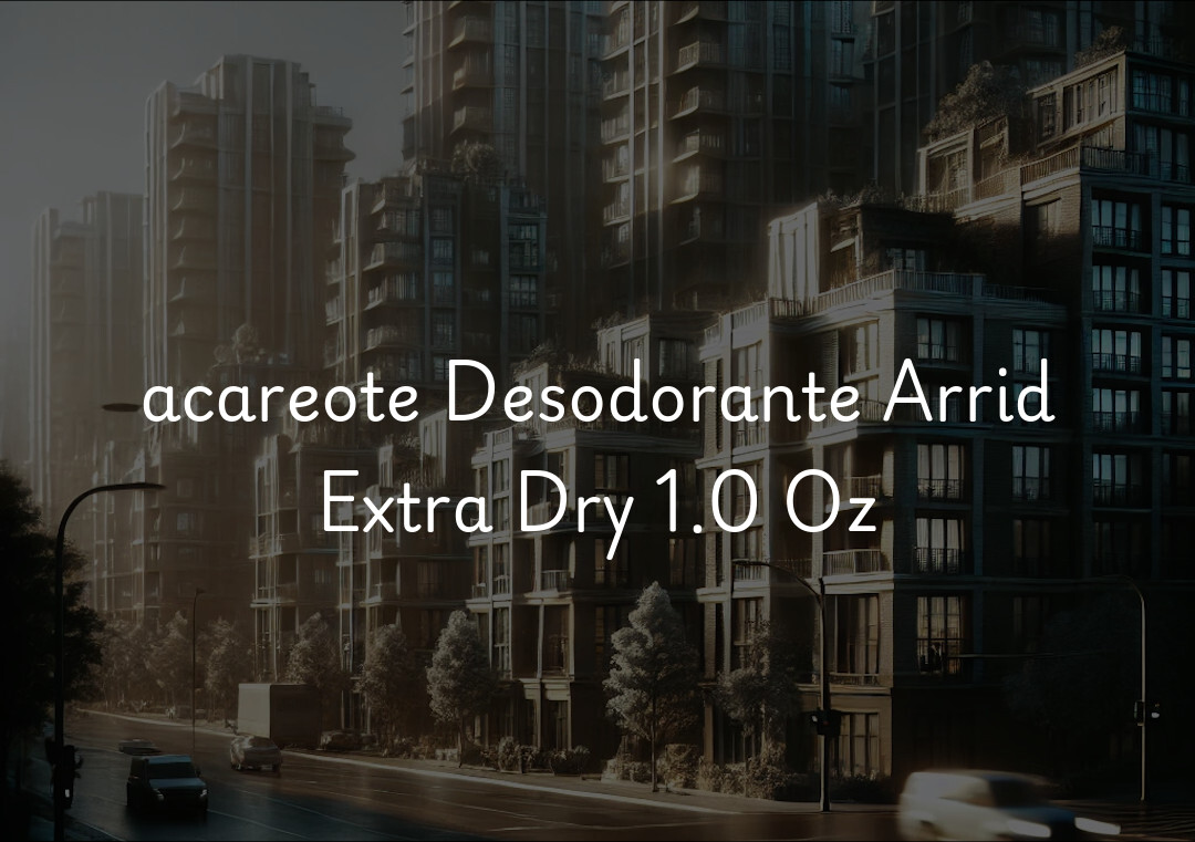 acareote Desodorante Arrid Extra Dry 1.0 Oz