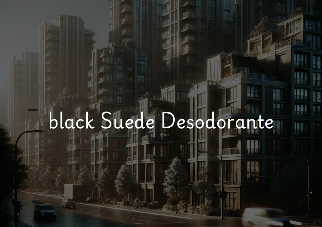 black Suede Desodorante