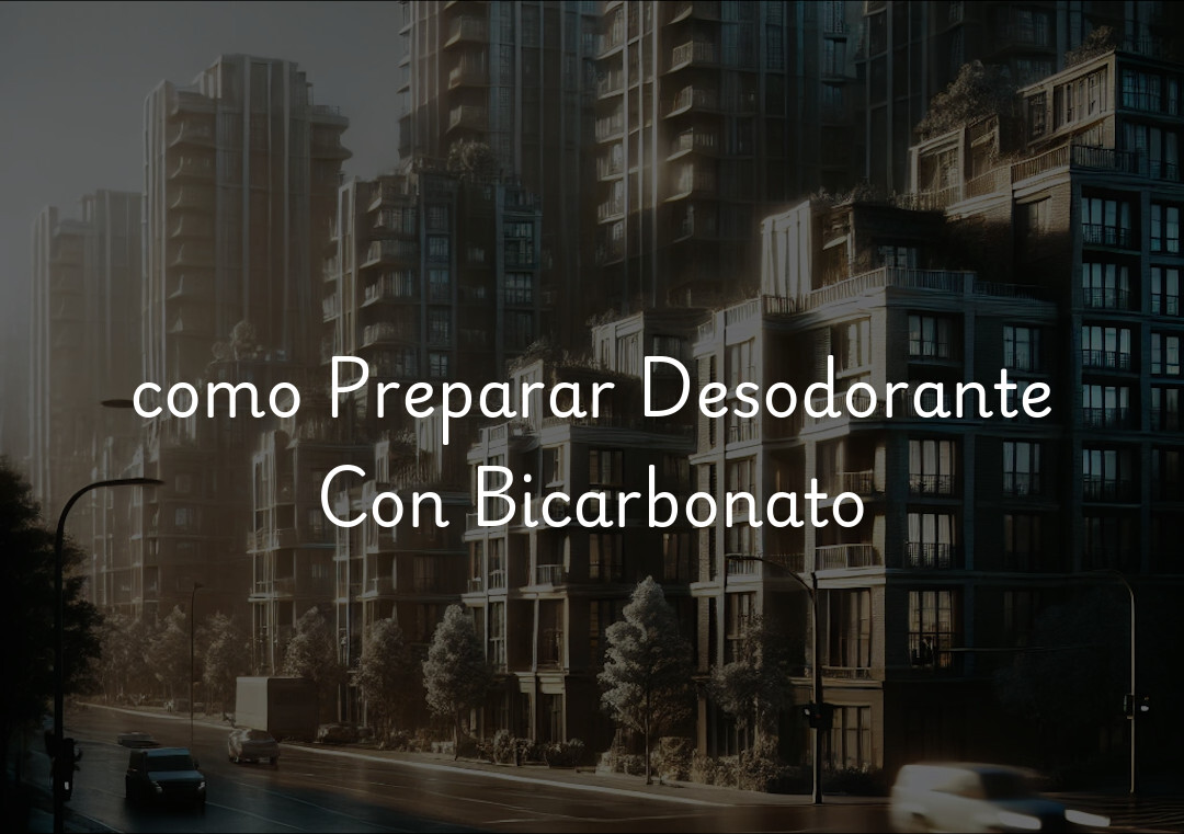 como Preparar Desodorante Con Bicarbonato