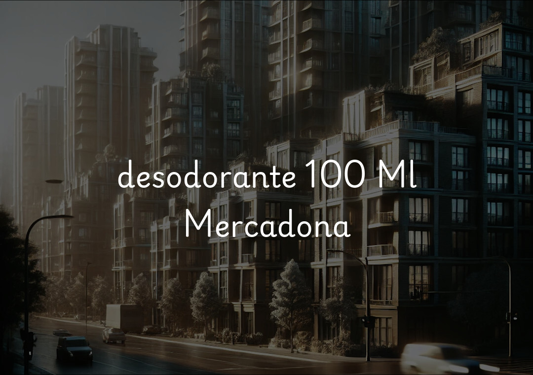 desodorante 100 Ml Mercadona