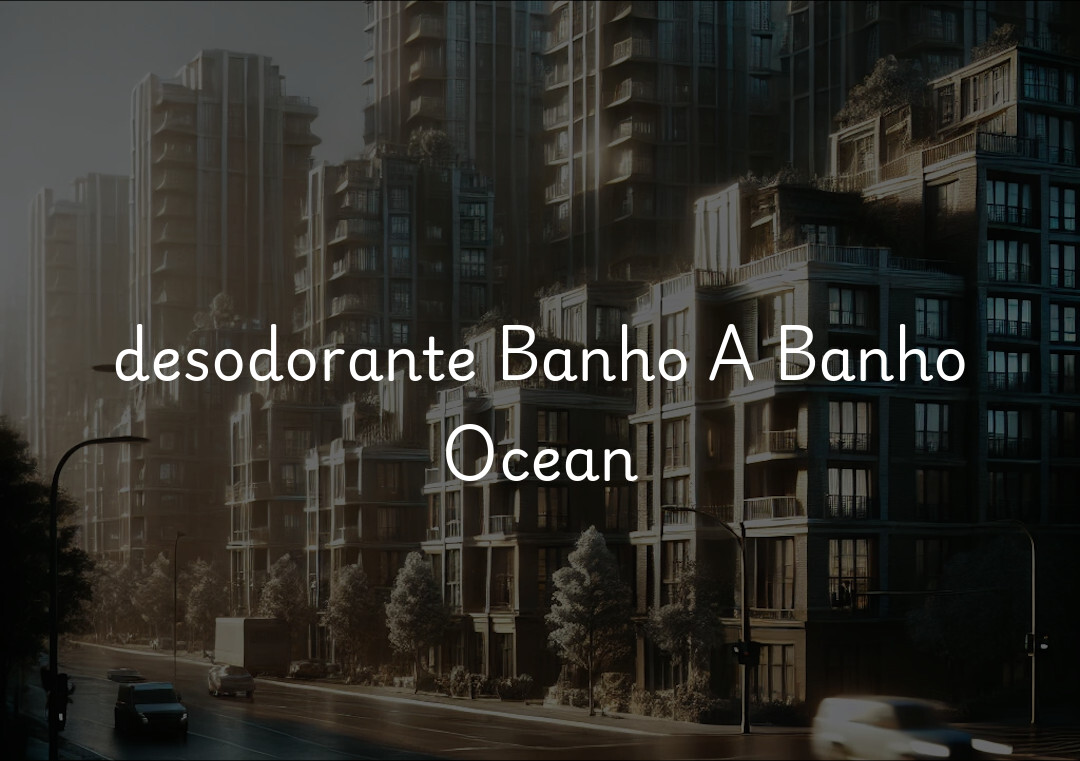 desodorante Banho A Banho Ocean