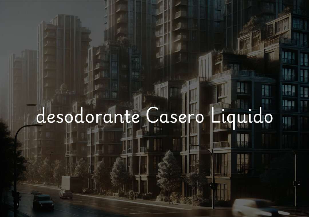 desodorante Casero Liquido