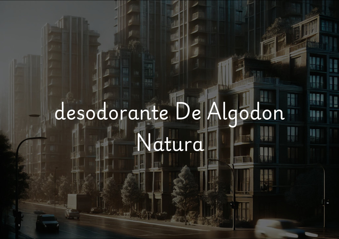 desodorante De Algodon Natura