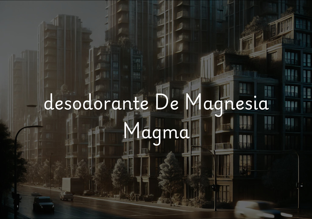 desodorante De Magnesia Magma