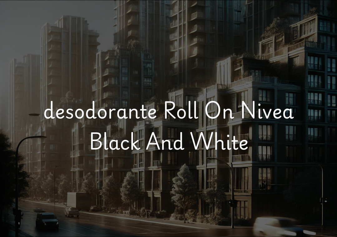 desodorante Roll On Nivea Black And White