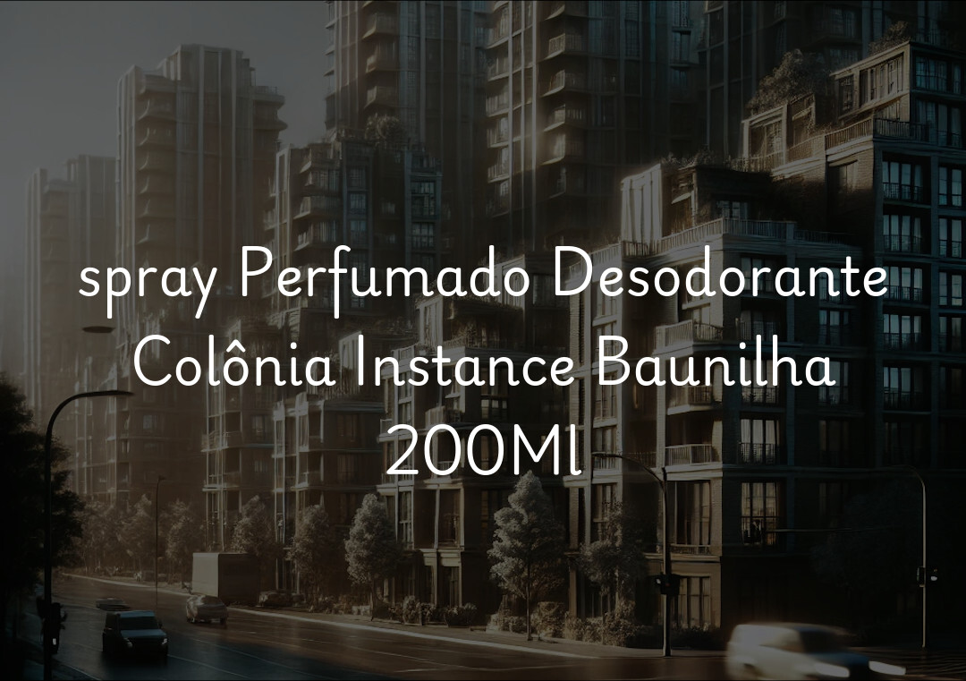 spray Perfumado Desodorante Colônia Instance Baunilha 200Ml